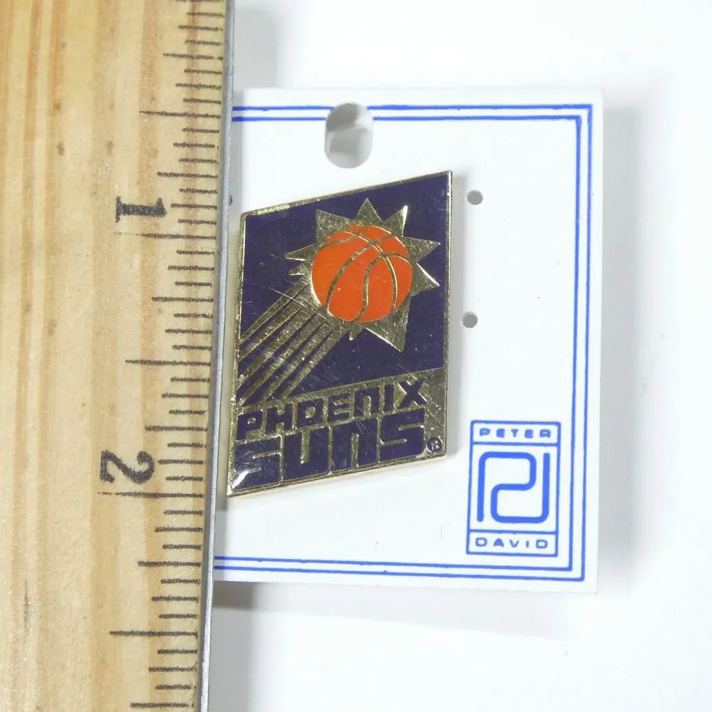Phoenix Suns Pin 1992 Peter David NBA Basketball Vintage 1990s